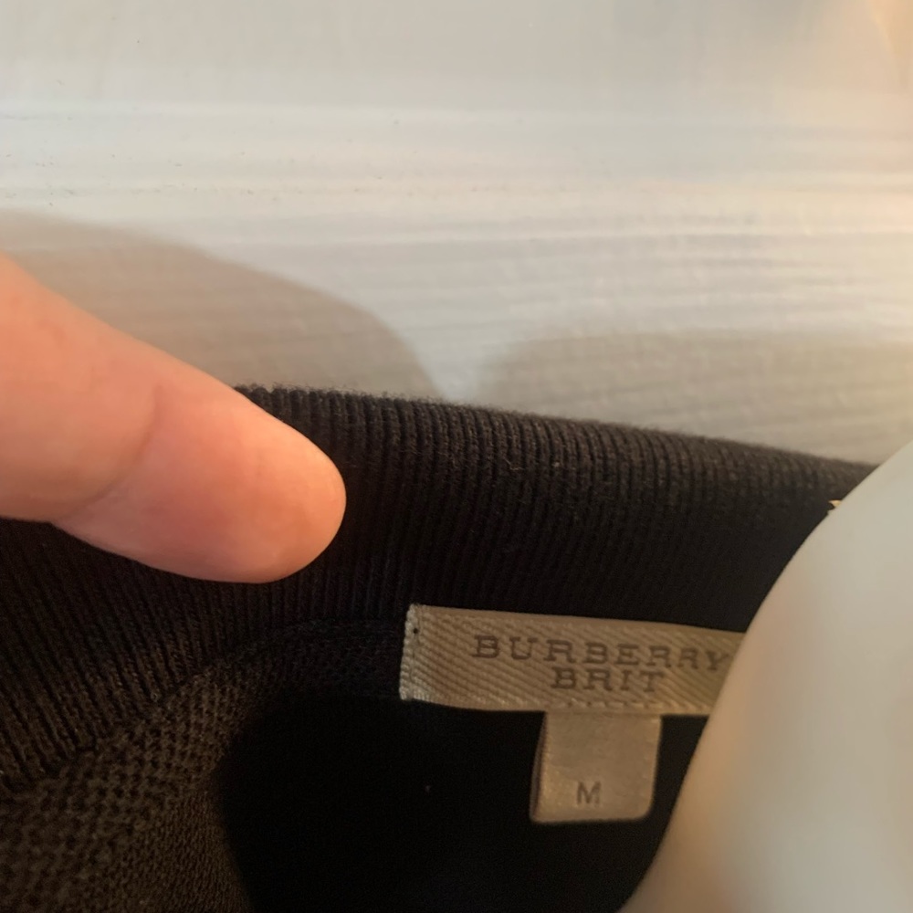 Burberry Monogram Black Pique Polo - 100% authentic - Picture 3 of 3